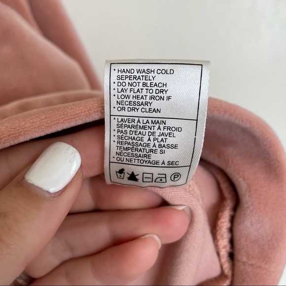 Cupcakes & Cashmere Elio Velour Sweatshirt Pink - Picture 5 of 7